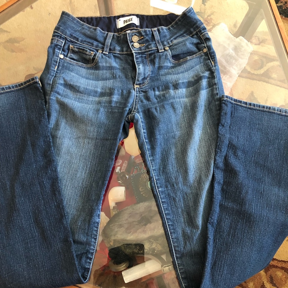 Paige hidden boot size 27 blue jeans